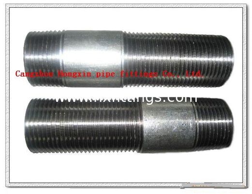 China NIPLES de tubo de aço galvanizado com rosca longa fornecedor