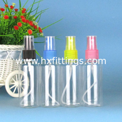 China Garrafas vazias de 30 ml, 50 ml, 60 ml, 100 ml, claras, azuis, verdes, pretas, rosas, PET, plásticas, de névoa fornecedor