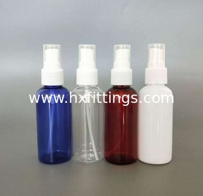 China Frasco PET transparente de plástico de 50ml com tampa pulverizadora fornecedor