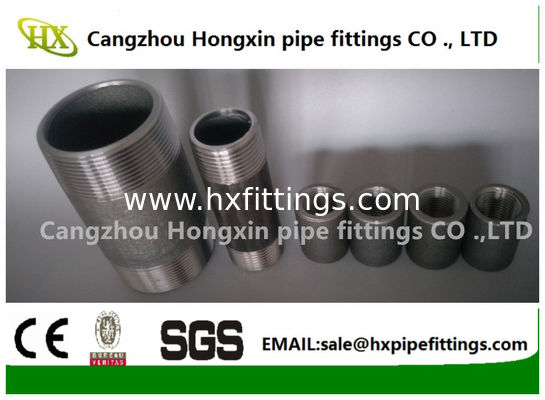 Niple de tubo de aço ASTM A106 Gr.B, 1/4-8, ASME B36.10, extremidade roscada NPT fornecedor