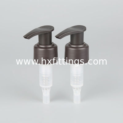 Bomba dispensadora de álcool em gel 24/410, SEM vazamento, bomba de loção PP branca com clip fornecedor