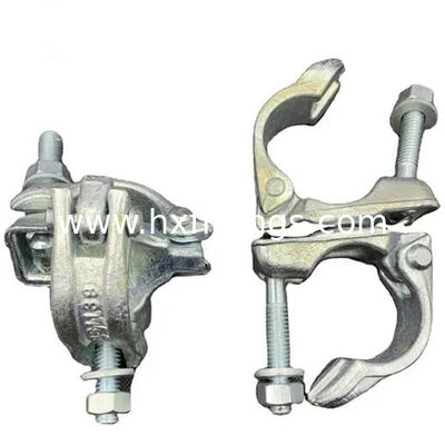 EN74 BS1139 Aço galvanizado forjado prensado tipo braçadeira de acoplador giratório de ferro fundido